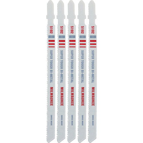 Lame de scie sauteuse, Bim&eacute;tal, Tige en T, 5-1/4" lo, 14 dents par pouce TGS INDUSTRIEL