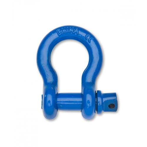 Farm Clevis Anchor Shackle, 1/4", Screw Pin, Coated TGS INDUSTRIEL