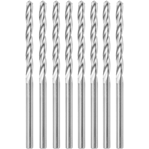 Foret spiral&eacute; &agrave; pointe standard 8 mcx d'un diam&egrave;tre de 1/8", 1/8", Cannelure 1" TGS INDUSTRIEL