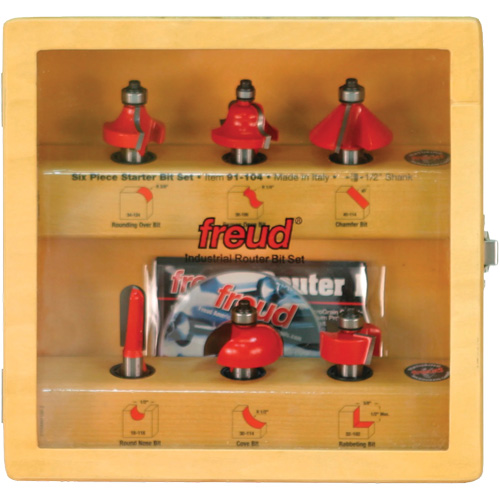 Jeu de d&eacute;marrage de fraises avec mandrins de 1/2" TGS INDUSTRIEL