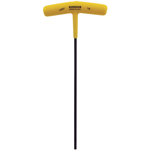 Cl&eacute; hexagonale individuelle SAE, embout Sph&eacute;rique, 3/16" x 9,8" lo, Poign&eacute;e en T TGS INDUSTRIEL