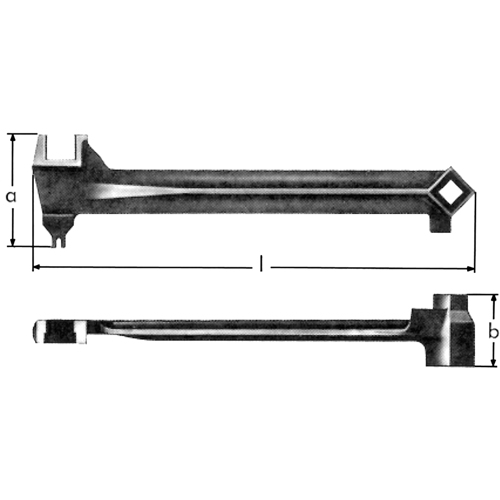 l&eacute;s &agrave; bonde, 2-1/2", Longueur de 15-1/15" TGS INDUSTRIEL