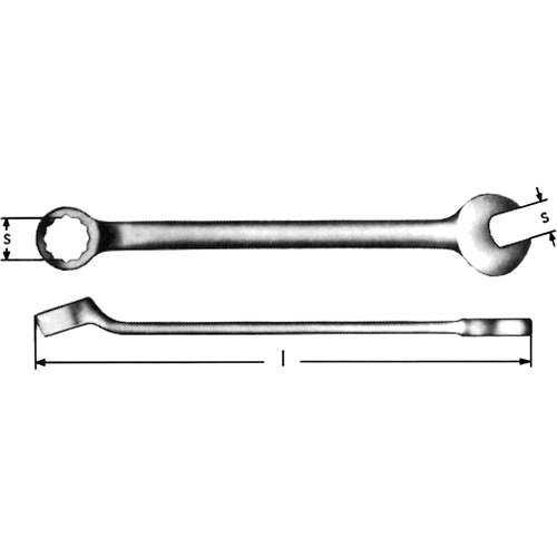 Cl&eacute;s mixtes, 3/8", Longueur de 6-5/16" TGS INDUSTRIEL