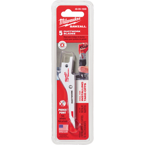 Lames pour gaines et conduits d'air Sawzall TGS INDUSTRIEL
