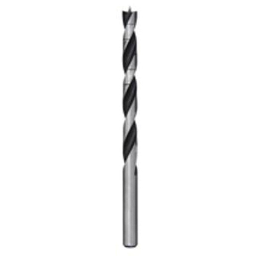 Brad Point Wood Bit, 3/16", 3-1/2" Length, 3/16" Shank TGS INDUSTRIEL