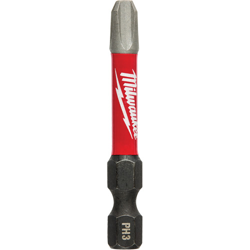 Tr&eacute;pan &agrave; choc Shockwave, Phillips, Embout #3, Prise 1/4", Longueur 2" TGS INDUSTRIEL