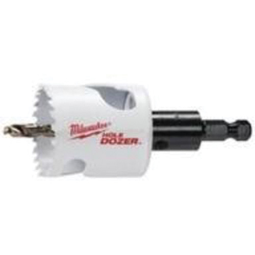 Hole Dozer Hole Saw with Arbor, 1-3/4", 1-5/8" Depth of Cut, Bi-Metal TGS INDUSTRIEL