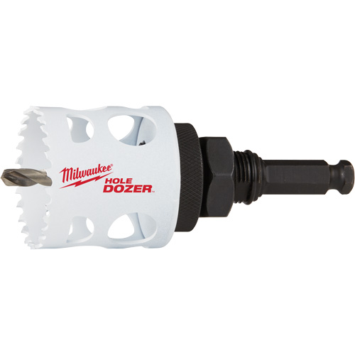 Hole Dozer Hole Saw with Arbor, 2", 1-5/8" Depth of Cut, Bi-Metal TGS INDUSTRIEL