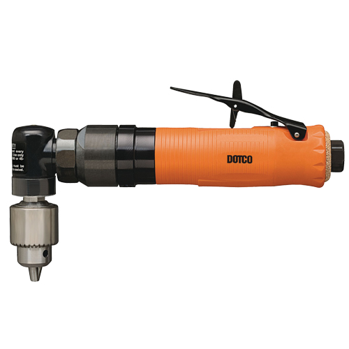 15-14 Series Right Angle Drill, 1/4" Chuck, 1/4" NPT Air Inlet, 1500 No Load RPM TGS INDUSTRIEL