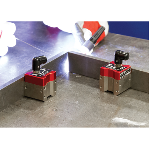 Mag90 On/Off Magnetic Squares, 1-1/2" L x 1-1/2" W x 2-3/4" H, 150 lbs. TGS INDUSTRIEL