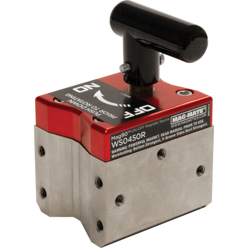 Mag90 On/Off Magnetic Squares, 3" L x 2-1/2" W x 4-5/8" H, 450 lbs. TGS INDUSTRIEL