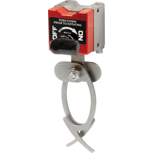 Crochets de suspension avec interrupteur, Longueur de 5-3/4", Diam&egrave;tre de 1-3/4", Capacit&eacute; de 35 lb TGS INDUSTRIEL