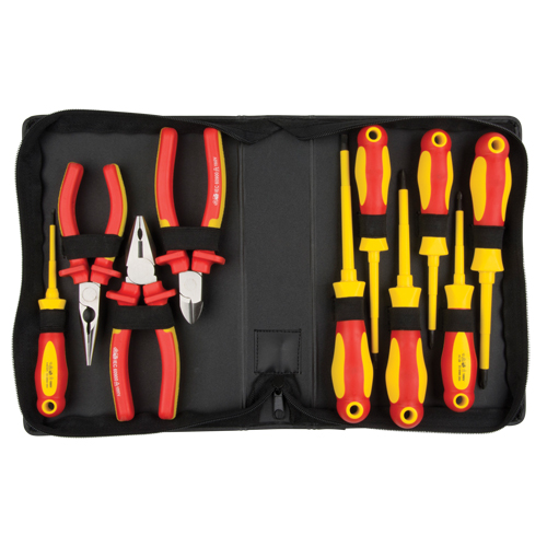 Ensemble d'outils isol&eacute;s, 1000 V, 10 Mcx TGS INDUSTRIEL
