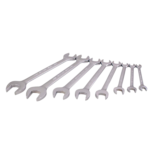 Wrench Set, Open-Ended, 8 Pieces, Metric TGS INDUSTRIEL