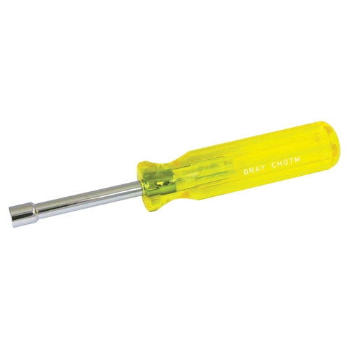 Nut Driver, 7 mm Drive, 6-1/2" L, Non Magnetic TGS INDUSTRIEL