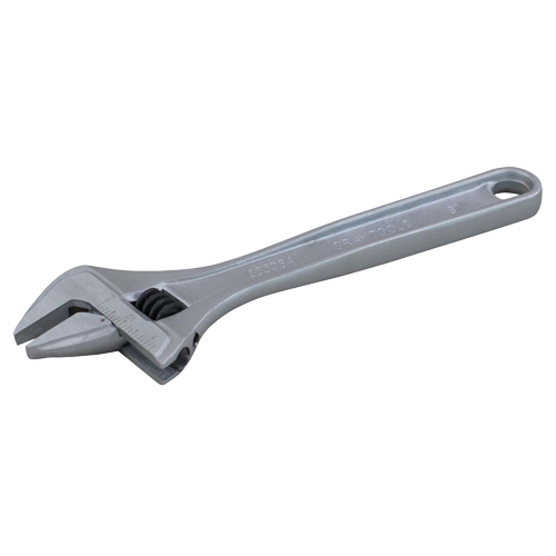 Adjustable Wrench, 6" L, 1" Max Width, Plain TGS INDUSTRIEL