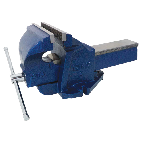 Ductile Iron Mechanics Bench Vise, 8" Jaw Width, 4" Throat Depth TGS INDUSTRIEL