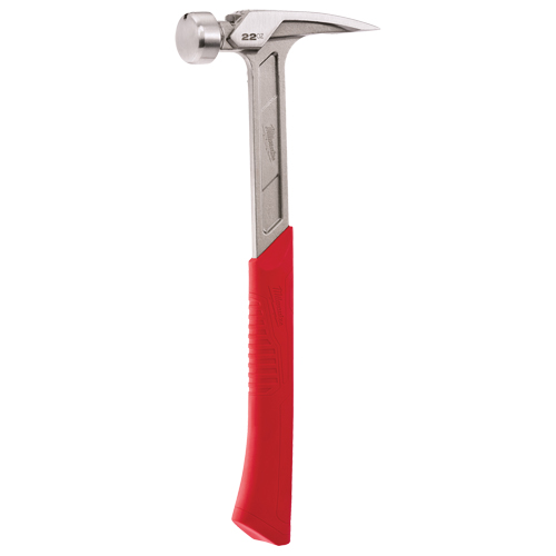 Smooth Face Framing Hammer, 22 oz., Solid Steel Handle, 15" L TGS INDUSTRIEL