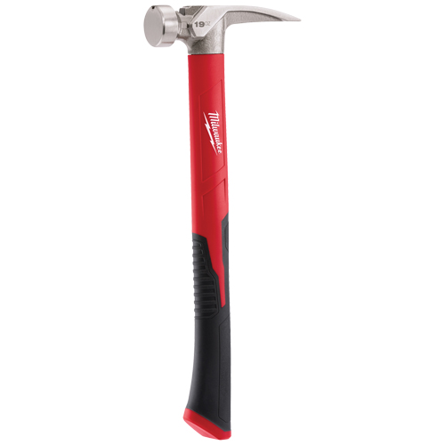 Smooth Face Hammer, 19 oz., Fibreglass Handle, 15-1/4" L TGS INDUSTRIEL