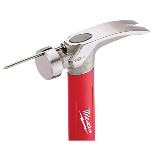 Smooth Face Hammer, 19 oz., Fibreglass Handle, 15-1/4" L TGS INDUSTRIEL