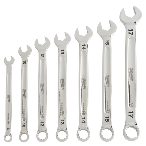 Combination Wrench Set, Combination, 7 Pieces, Metric TGS INDUSTRIEL