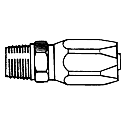 Fittings - Reusable Hose Fittings, 1/2" Dia., Brass TGS INDUSTRIEL