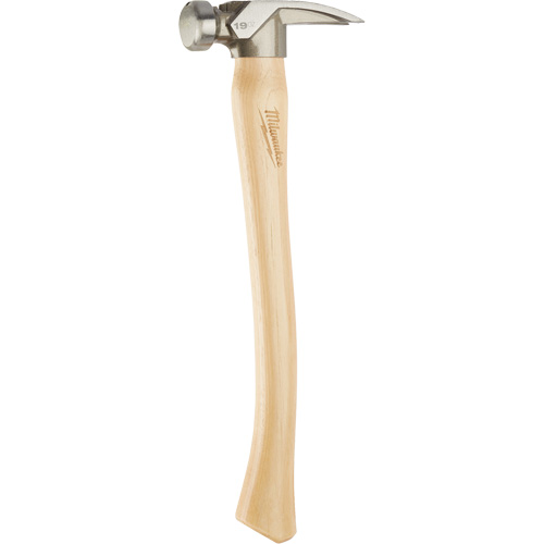 Smooth Face Framing Hammer, 19 oz., Wood Handle, 16" L TGS INDUSTRIEL