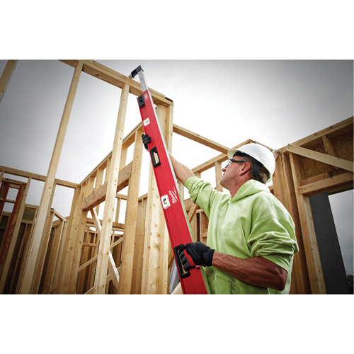 RedStick Expandable Level, I-Beam, 12' L, Aluminum, 3, Magnetic TGS INDUSTRIEL