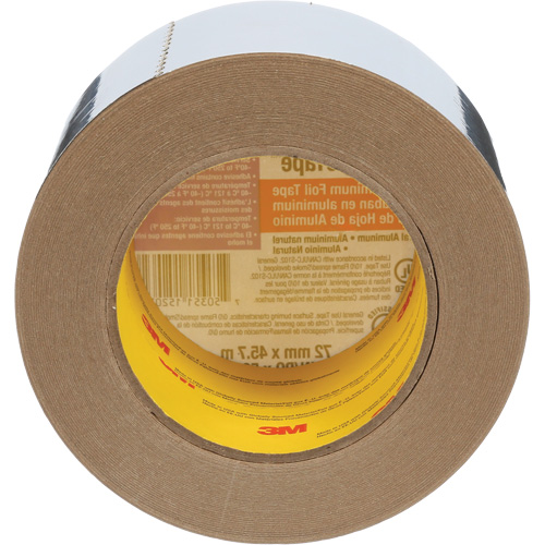 Ruban en aluminium Venture Tape, &eacute;paisseur 1,8 mils, 72 mm (3") x 45,7 m (150') TGS INDUSTRIEL