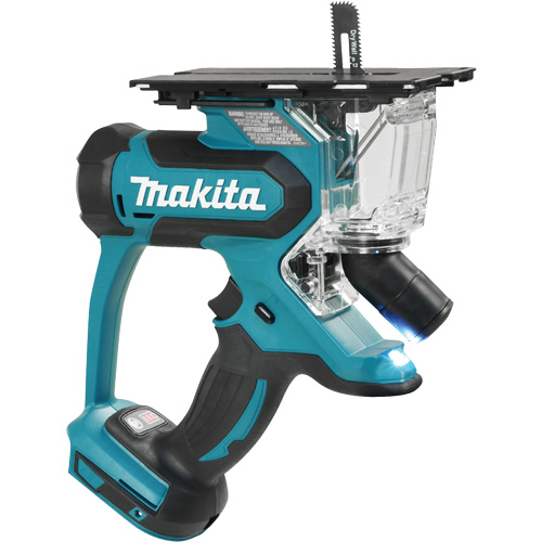 D&eacute;coupeuse de placoplatre (outil seulement), 18 V, Lithium-ion, 0-6000 coups/min, 1/4" Longueur de la course TGS INDUSTRIEL