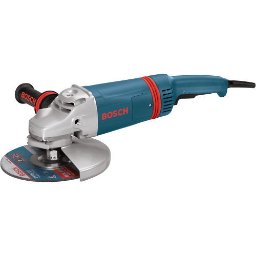 Large Angle Grinder with Rat Tail Handle, 9", 120 V, 15 A, 6000 RPM TGS INDUSTRIEL