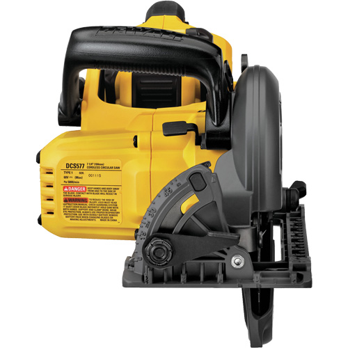 Trousse de scie de type &agrave; cr&eacute;maill&egrave;re FlexVolt, 7-1/4", 60 V TGS INDUSTRIEL