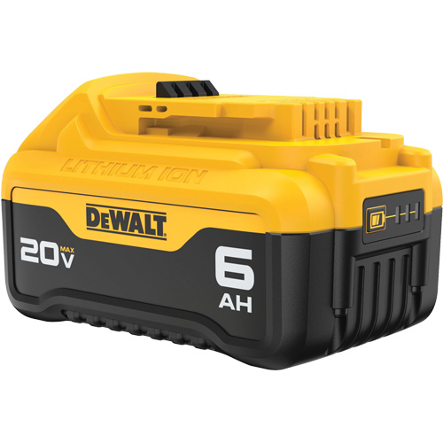 Max XR&reg; Premium Battery Pack, Lithium-Ion, 20 V, 6 Ah TGS INDUSTRIEL