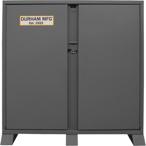Armoire de rangement avec tablettes pour le chantier, Acier, 47,5 pi³, Gris TGS INDUSTRIEL