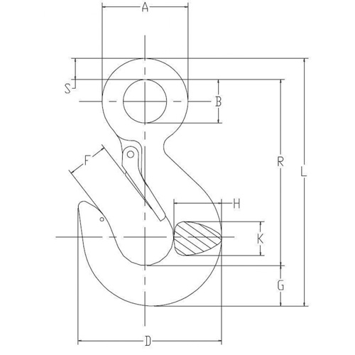 Hoist Hook TGS INDUSTRIEL