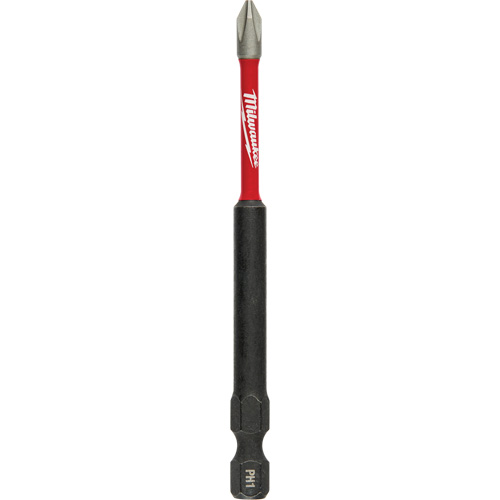 Embouts &agrave; percussion Shockwave Impact-Duty, Phillips, Embout #1, Prise 1/4", Longueur 3-1/2" TGS INDUSTRIEL