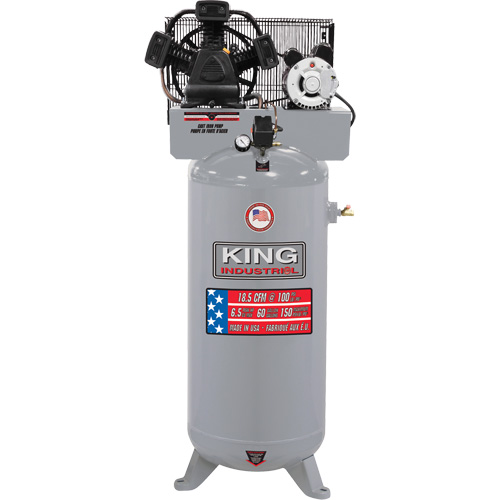 High Output Air Compressor, 50 Gal. (60 US Gal) TGS INDUSTRIEL