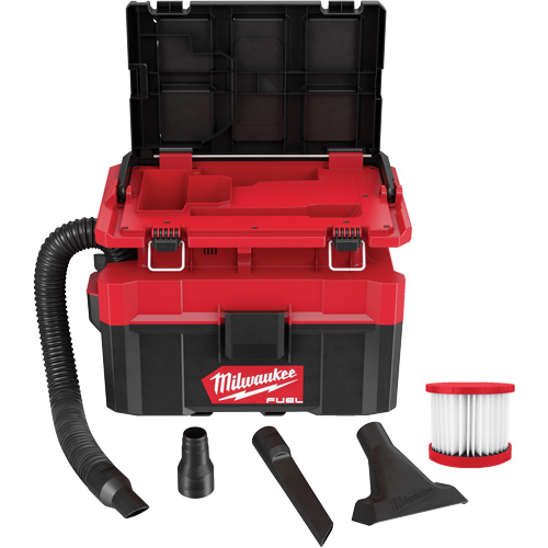 Aspirateur humide/sec sans fil M18 Fuel Packout (outil seulement), 18 V, Capacit&eacute; 2,5 gal. TGS INDUSTRIEL