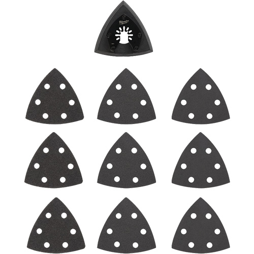 Ensemble pour patin de ponçage triangulaire 3-1/2" Open-Lok TGS INDUSTRIEL