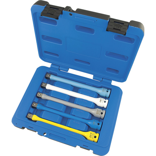 JTLE-5S Torque Limiting Impact Extension Set, 1/2" Drive, 65 ft-lbs./80 ft-lbs./100 ft-lbs./120 ft-lbs./140 ft-lbs. Torque, Multiple TGS INDUSTRIEL