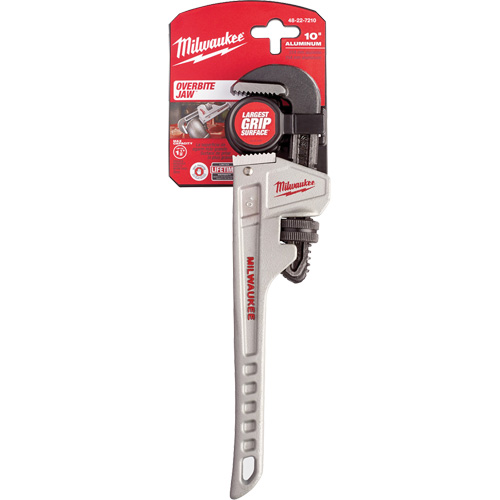 Cl&eacute; &agrave; tuyau, Cap des m&acirc;choires 1-1/2", Longueur 10", Prise Ergonomique TGS INDUSTRIEL