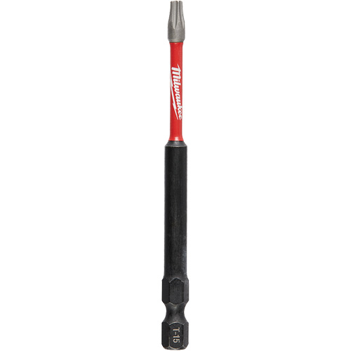 Embout de tournevis Shockwave Impact Duty, Torx, Embout T-15, Prise 1/4", Longueur 3-1/2" TGS INDUSTRIEL