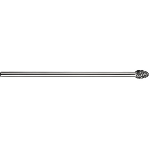 DRILLCO Single Cut Ballnose Tree Burr, SE-1L6 TGS INDUSTRIEL