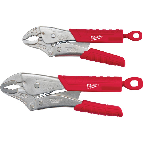 Torque Lock Curved Jaw Locking Pliers Set, 2 Pieces TGS INDUSTRIEL