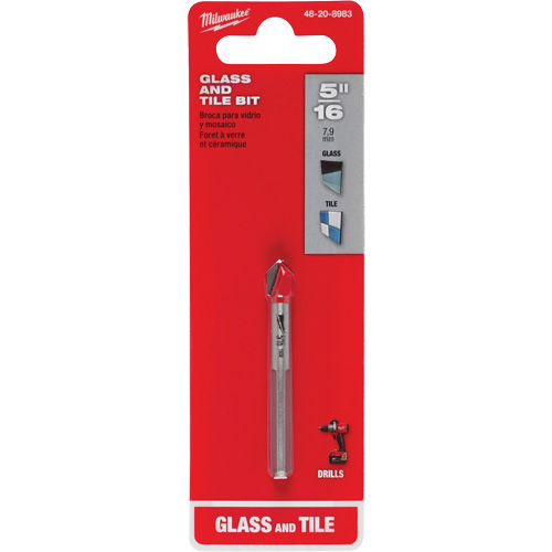 Glass & Tile Bit, 5/16", Carbide TGS INDUSTRIEL