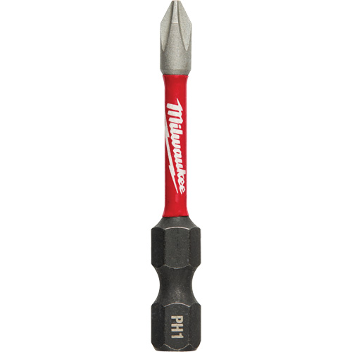 Embouts &agrave; percussion Shockwave Impact-Duty, Phillips, Embout #1, Prise 1/4", Longueur 2" TGS INDUSTRIEL