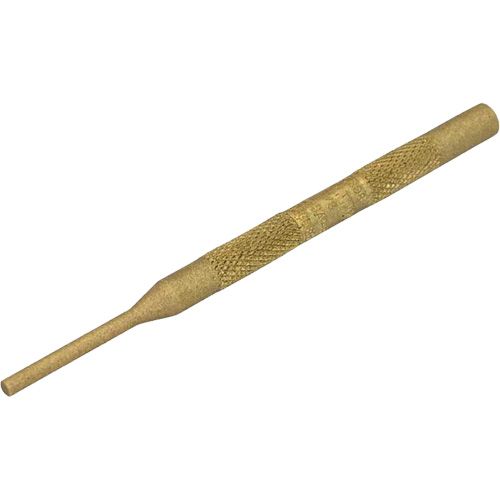 Brass Pin Punch, 1/8" Dia. x 4" L TGS INDUSTRIEL