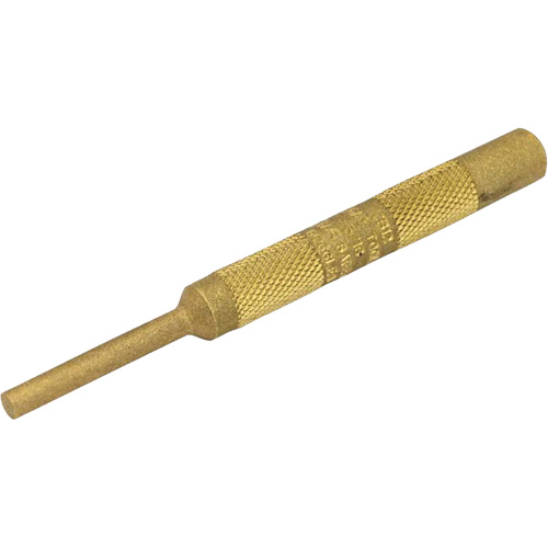 Brass Pin Punch, 3/16" Dia. x 4" L TGS INDUSTRIEL