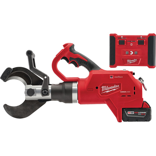 Coupe-c&acirc;ble pour c&acirc;bles souterrains de 3" M18 Force Logic avec t&eacute;l&eacute;commande sans fil TGS INDUSTRIEL