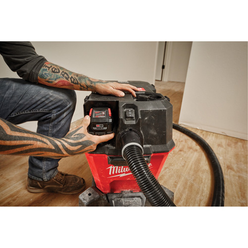 M18 Fuel Cordless Wet/Dry Vacuum, 18 V, 6 gal. Capacity TGS INDUSTRIEL